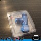 PROFLOW AN -12 (12AN) Female To Male Swivel Tee On Run Fitting Adapter Blue