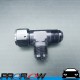 PROFLOW AN -12 (12AN) Female To Male Swivel Tee On Run Fitting Adapter Black