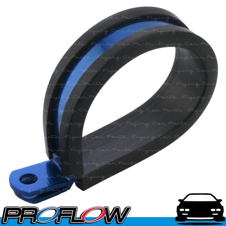 PROFLOW 10 x 4.7mm Cushioned P-Clamps Blue