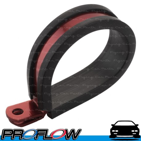 PROFLOW 10 x 6.3mm Cushioned P-Clamps Red