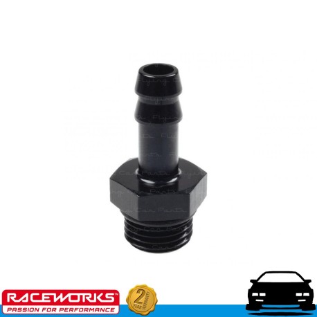 RACEWORKS AN6 6AN ORB to 5/16" Barb Fuel Oil E85 Diesel