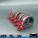 PROFLOW 5 x 25mm Cushioned P-Clamps Red