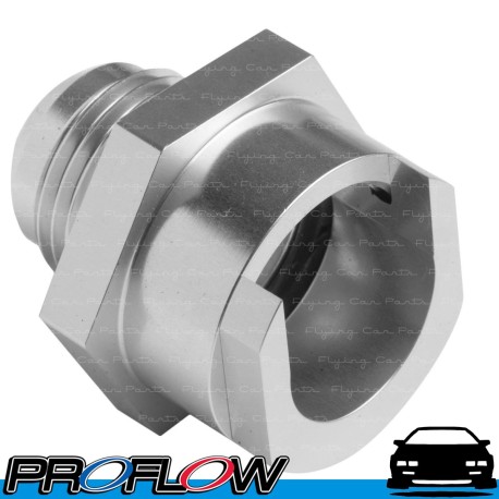 PROFLOW Heater Core Adapter 5/8" Pipe To AN -10 (10AN) Silver