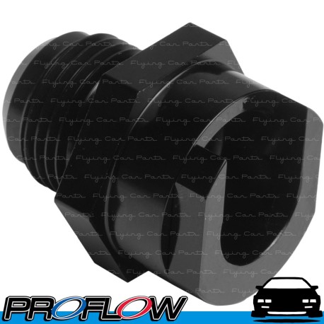 PROFLOW Heater Core Adapter 3/4" Pipe To AN -12 (12AN) Black