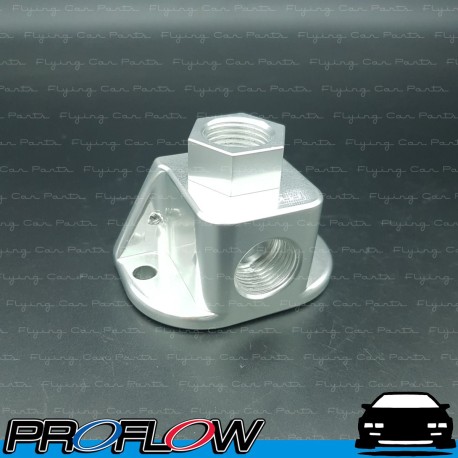 PROFLOW GM LS LS1 LS2 Idle Air Control Block IAC Adapter 2 x AN -8 (8AN) Silver