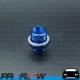 PROFLOW Male Metric M18x1.5 To Male AN -6 (6AN) Fitting Adapter Blue