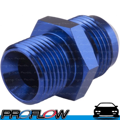 PROFLOW Male Metric M18x1.5 To Male AN -8 (8AN) Fitting Adapter Blue