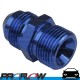 PROFLOW Male Metric M20x1.5 To Male AN -8 (8AN) Fitting Adapter Blue