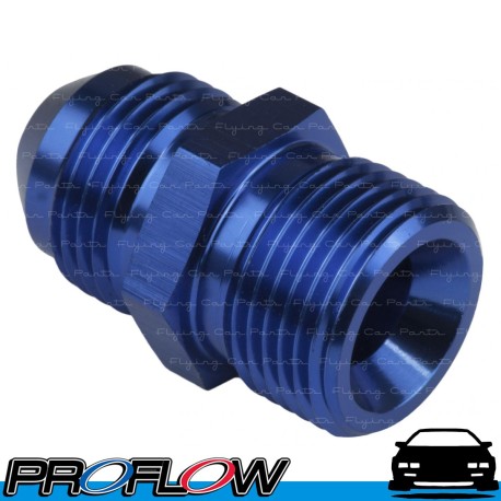 PROFLOW Male Metric M20x1.5 To Male AN -8 (8AN) Fitting Adapter Blue