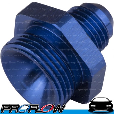 PROFLOW Male Metric M22x1.5 To Male AN -4 (4AN) Fitting Adapter Blue