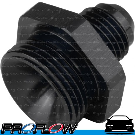 PROFLOW Male Metric M22x1.5 To Male AN -6 (6AN) Fitting Adapter Black