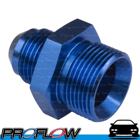 PROFLOW Male Metric M24x1.5 To Male AN -6 (6AN) Fitting Adapter Blue