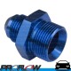 PROFLOW Male Metric M24x1.5 To Male AN -8 (8AN) Fitting Adapter Blue