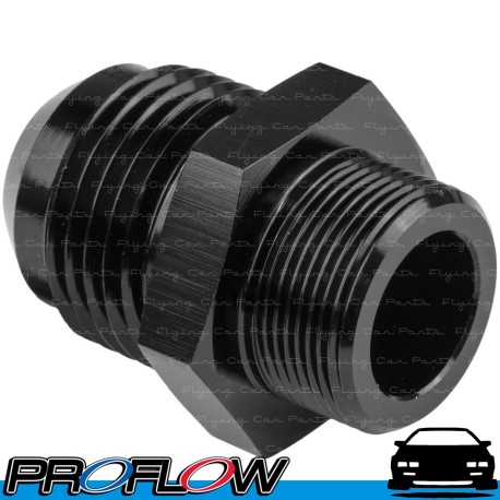 PROFLOW Male Metric M19x1.0 To Male AN -10 (10AN) Fitting Adapter Black