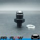 PROFLOW Male Metric M10x1.0 To Male AN -6 (6AN) Fitting Adapter Black