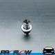 PROFLOW Male Metric M10x1.25 To Male AN -4 (4AN) Fitting Adapter Black