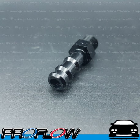 PROFLOW Male Metric M10x1.0 To 8mm Barb Fitting Adapter Black