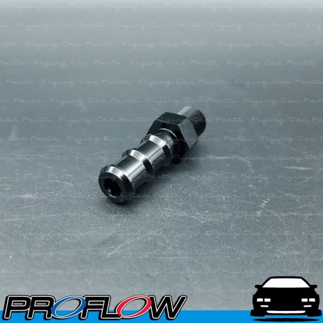 PROFLOW Male Metric M10x1.0 To 3/8" Barb Fitting Adapter Black