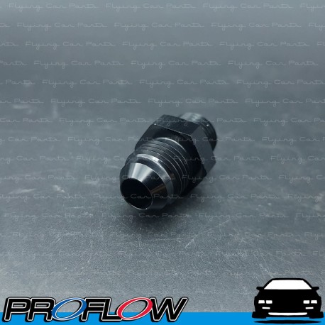 PROFLOW Male 1/4" BSPP To Male AN -6 (6AN) Fitting Adapter Black